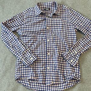 Boy’s Plaid Long Sleeve Dress Shirt